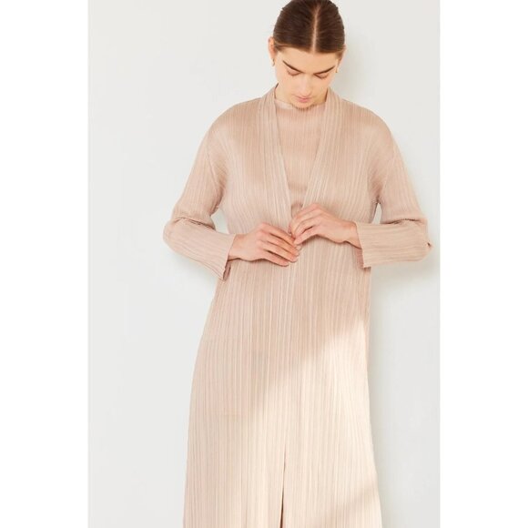 Marina West Swim Pleated Long Sleeve Cardigan - Picture 2 of 6